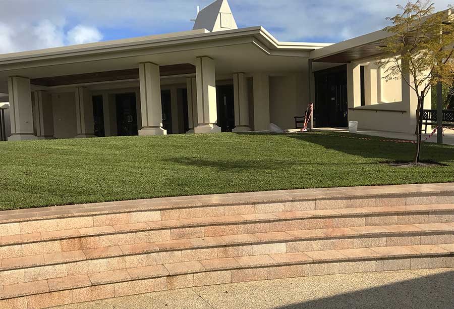 New lawn for immaculate space